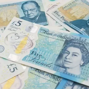 five-pound notes