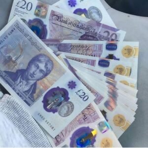 Counterfeit 20 pound notes