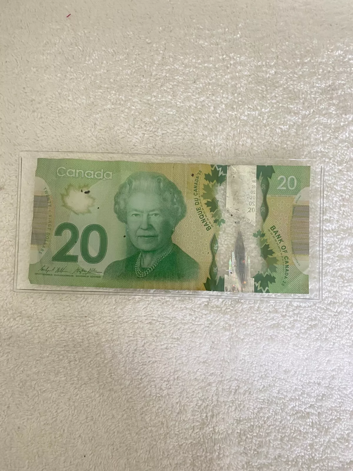 Canadian 20 Dollar Bill - Image 3